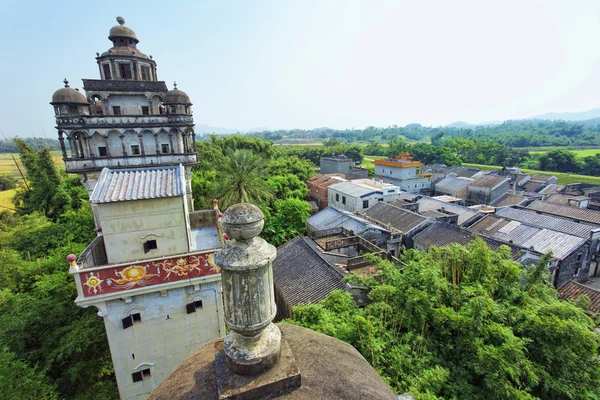 Kaiping diaolou і сіл в Китаї — стокове фото