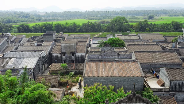 Dorf für ethnische Minderheiten in der Provinz Guangxi, China — Stockfoto