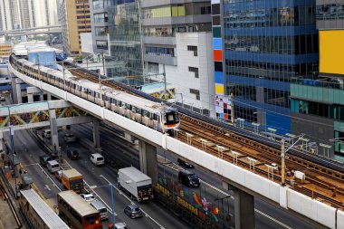 Hong kong şehir merkezine, tren ve karayolu