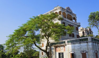 Çin'de köy ve Kaiping diaolou