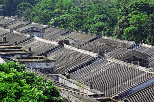 Dorf für ethnische Minderheiten in der Provinz Guangxi, China — Stockfoto