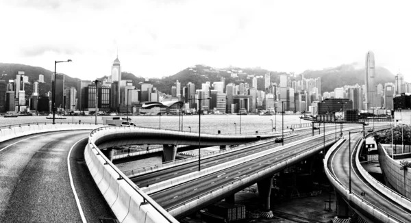 Verkeer in hong kong ten dage — Stockfoto