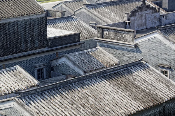 Roofs of the ancient houses Bedalinu outpost — Stock Photo, Image