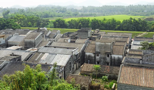 Dorf für ethnische Minderheiten in der Provinz Guangxi, China — Stockfoto