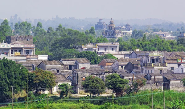 Kaiping diaolou és falvak Kínában — Stock Fotó