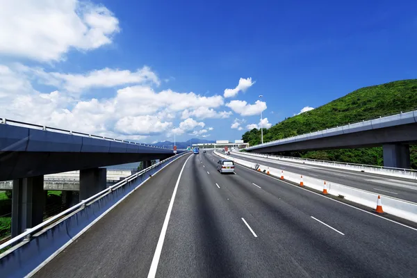 Asphaltstraße in hongkong — Stockfoto