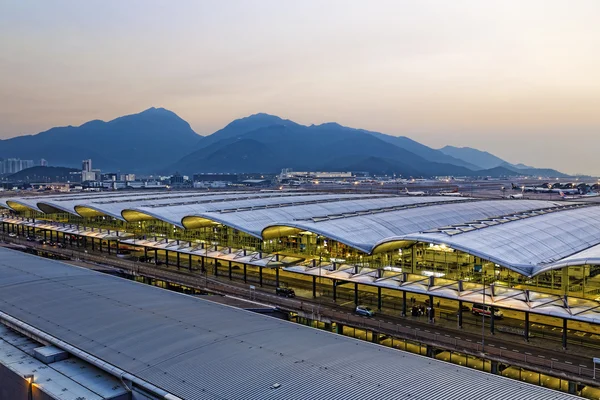 Internationale luchthaven Hongkong — Stockfoto