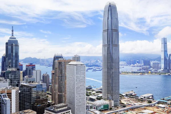 Linha do horizonte de Hong Kong . — Fotografia de Stock