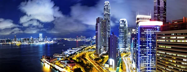 Hong Kong Skylines noche —  Fotos de Stock