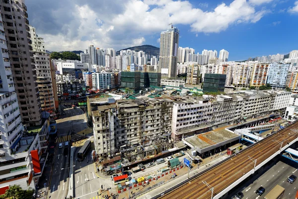 Día de Hong Kong, Kwun Tong distraer — Foto de Stock