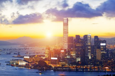 Hong Kong sunset
