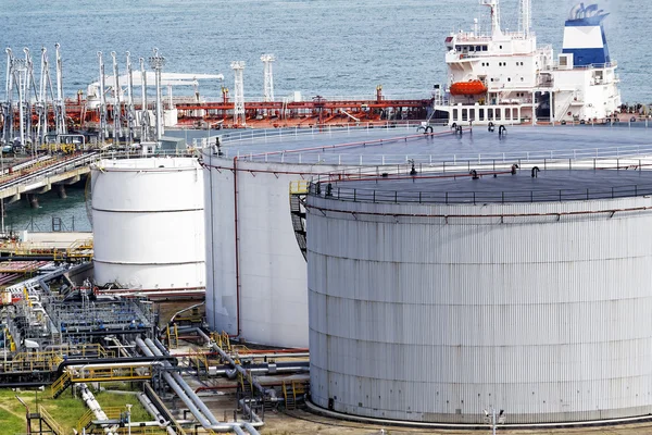 Oil tank station — Stock Photo, Image