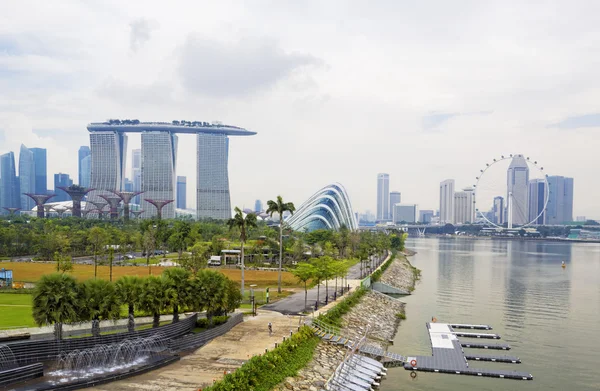 Skyline von singapur — Stockfoto