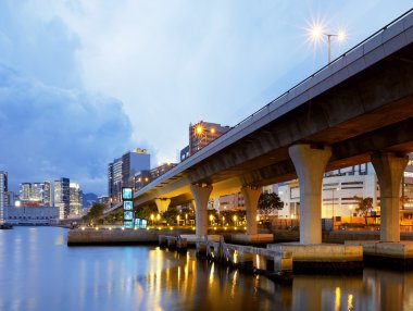 Hong Kong 'da gün batımı