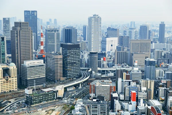 오사카 시티 다운 타운 — 스톡 사진