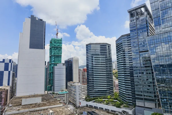 Budynki biurowe, w dzień, hongkong kwun tong — Zdjęcie stockowe