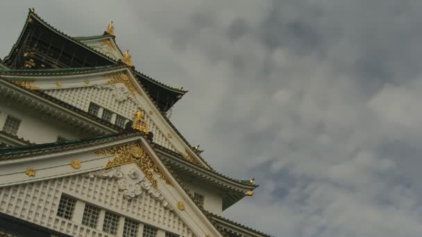Zamek Ōsaka — Wideo stockowe