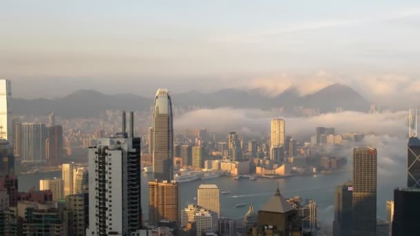 Horizonte de Hong Kong — Vídeos de Stock