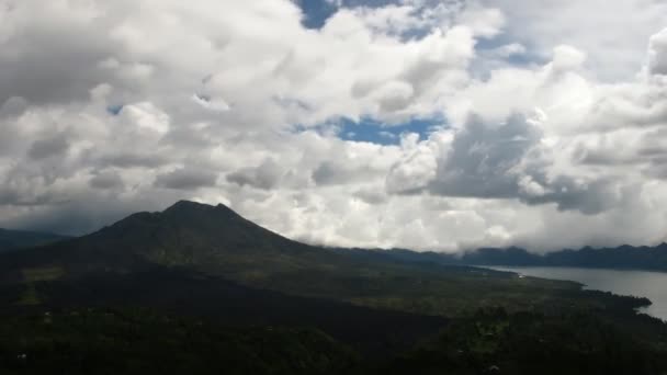 Gunung batur, bali — Stockvideo