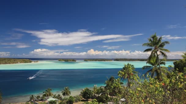 Laguna de Bora Bora — Vídeos de Stock