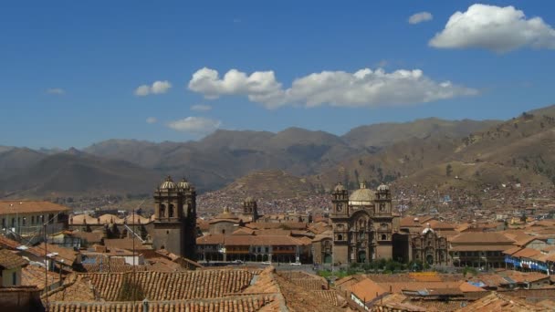 Ciudad de Cuzco — Vídeo de stock