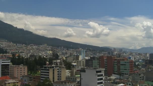 Tijd lapse quito — Stockvideo