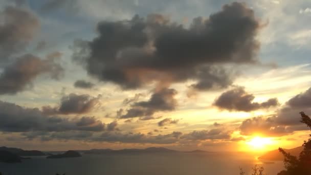 Atardecer lapso de tiempo — Vídeos de Stock