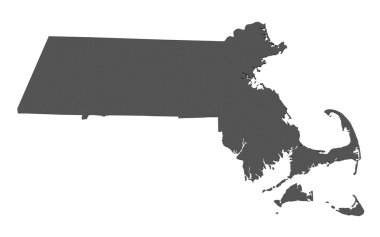 massachusetts - usa Haritası