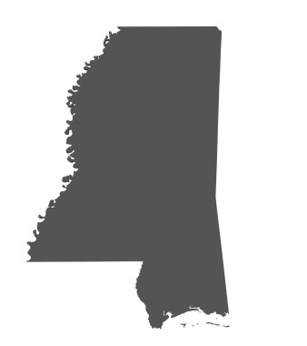 mississippi - usa Haritası