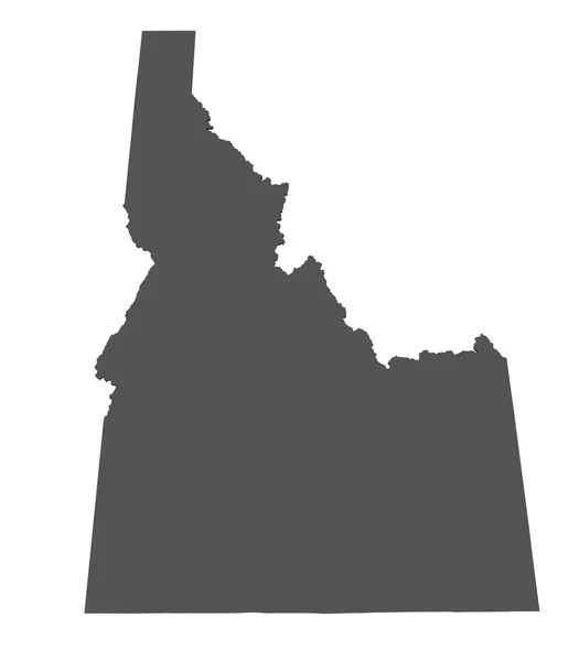 アイダホ州 - アメリカ合衆国の地図 — ストック写真