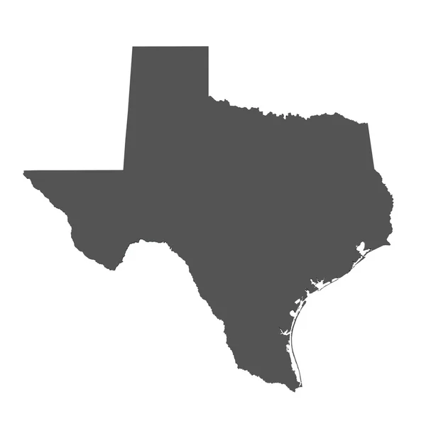 Karta över texas - usa — Stockfoto
