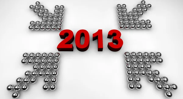 Hot Year 2013 — Stock Photo, Image