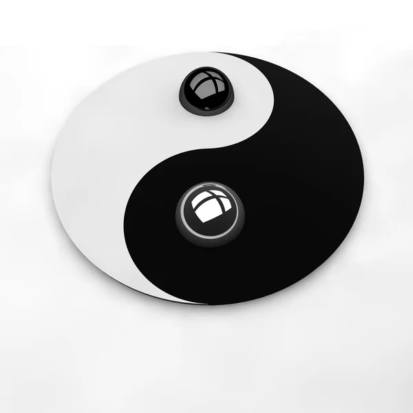 Yin ve Yang. — Stok fotoğraf