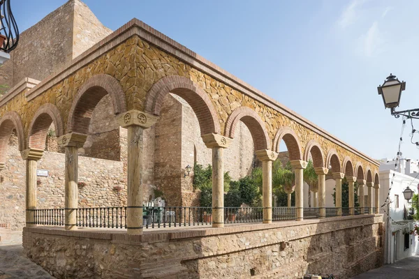 Plaza Del Parterre nel villaggio di Mojacar — Foto Stock