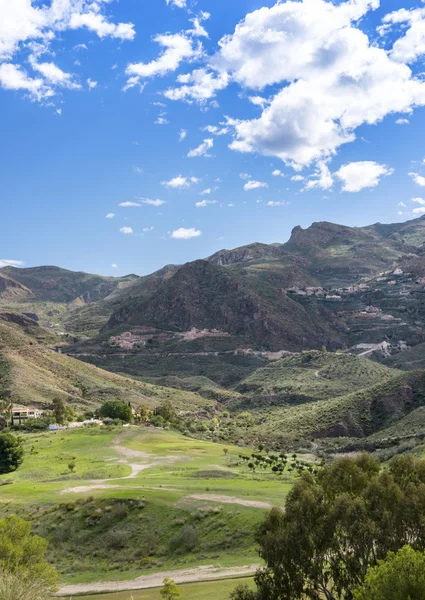 Pohled přes cortijo grande směrem k cortijo cabrera — Stock fotografie