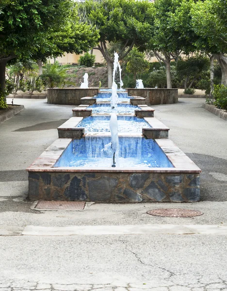 Neobvyklé fontána — Stock fotografie