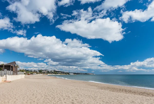 Plaża Mijas — Zdjęcie stockowe