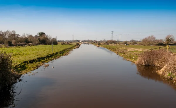 North Drain Somerset — Stock Photo, Image