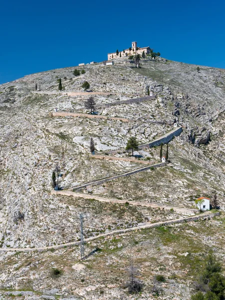 Mosteiro na Bocairent Medieval Town — Fotografia de Stock