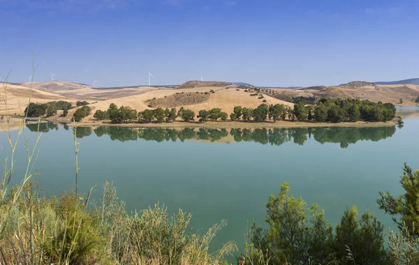 Ardales Reservoir und Seen — Stockfoto
