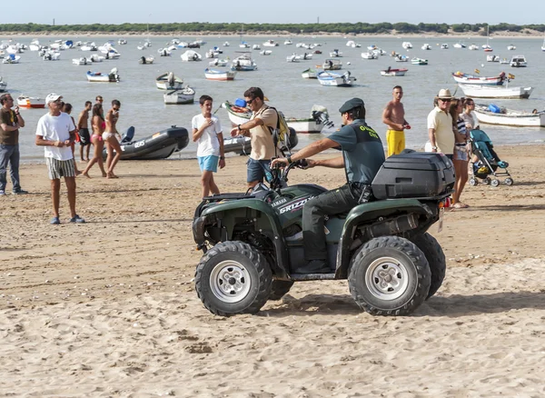 Sanlucar De Barrameda Beach Horse Racing 8 Agosto 2013 — Fotografia de Stock