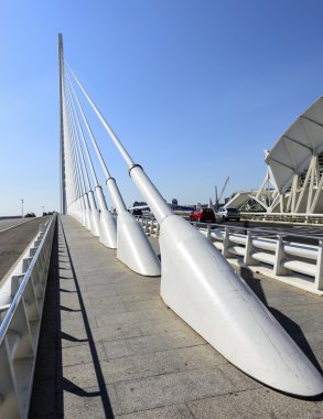 oceanografic Parkı'na giden köprü
