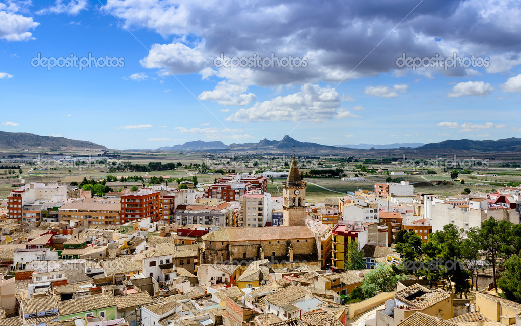Blick von der Burg Villena — Stockfoto © fotomicar 46338523