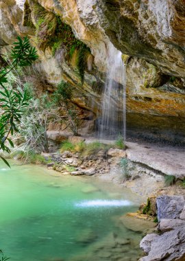 Los charcos nehir ve şelale altında