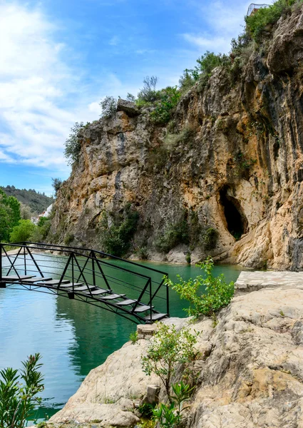 Bolbaite rivier en de waterval — Stockfoto