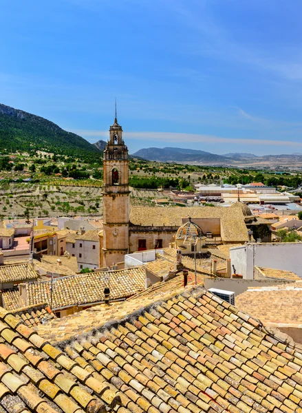 Ciudad y Castillo de Biar — Foto de Stock