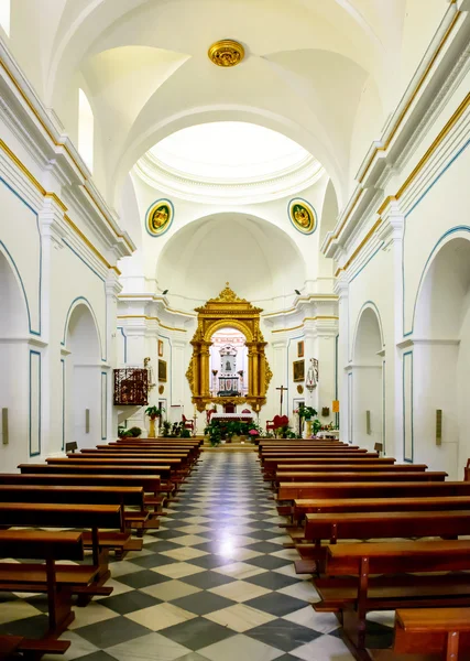 Inside the Chapel of Hospederia (Sanctuary) Virgen Del Saliente — Stock Photo, Image