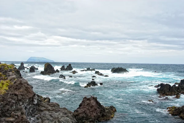 Acores - Ostküste der Insel flores — Stockfoto