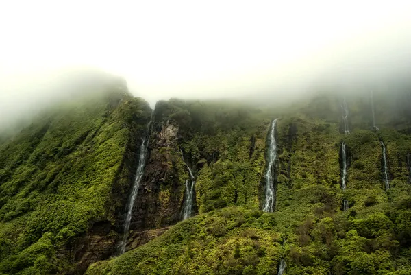 Acores lagoa das patos op flores eiland — Stockfoto