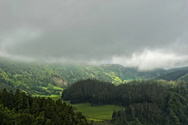 Acores sao miguel sete cidades masiv Royalty Free Stock Obrázky